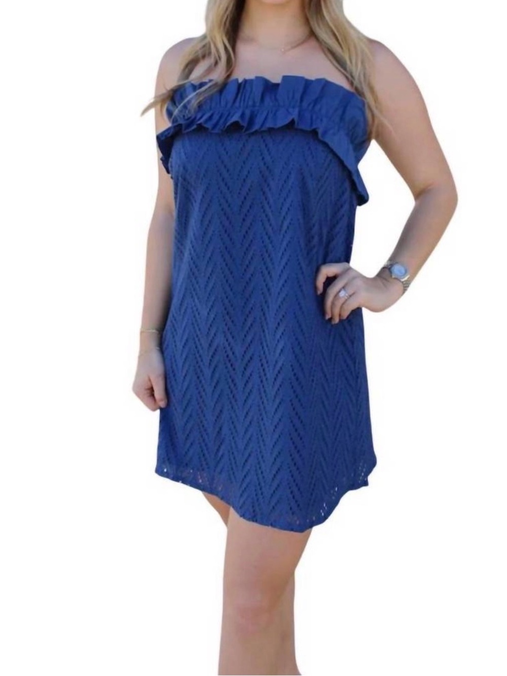 NWT Starkx Mini Party Dress Size Medium in Navy